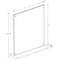 Azar Displays Slim Deluxe Acrylic Block Frame 11in x 14in on 1/2in Acrylic Base, Magnet Closure, Rubber Bumpers 104770 - alternate 3